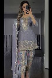 Punjabi suit with dhoti salwar sales