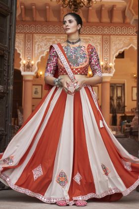 Multi Color Navratri Special Rass Dandiya Wear Heavy Chaniya Choli