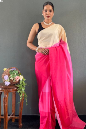 Multicolor Natural Silk Saree With Digital Print Work