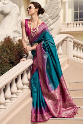 Zari-Weaved Pure Touch Soft Silk Saree