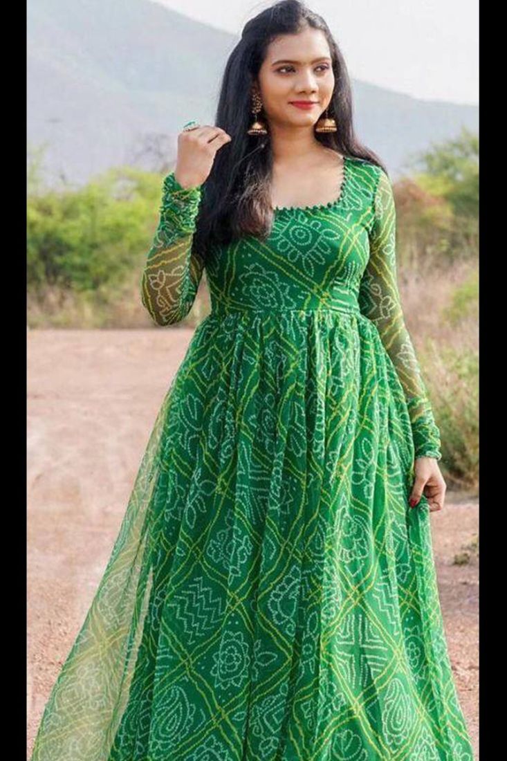 Bandhani hotsell gown online