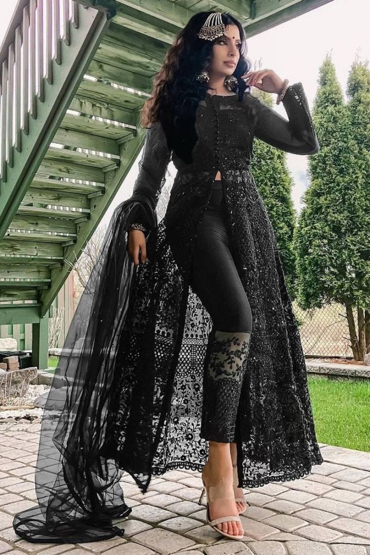 ASOS DESIGN asymmetric cut out mesh midi dress in black | ASOS