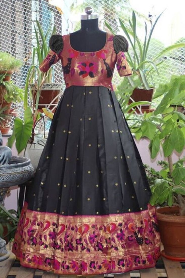 PaithaniHUB | Saree blouse designs, Party wear dresses, Indian saree dress