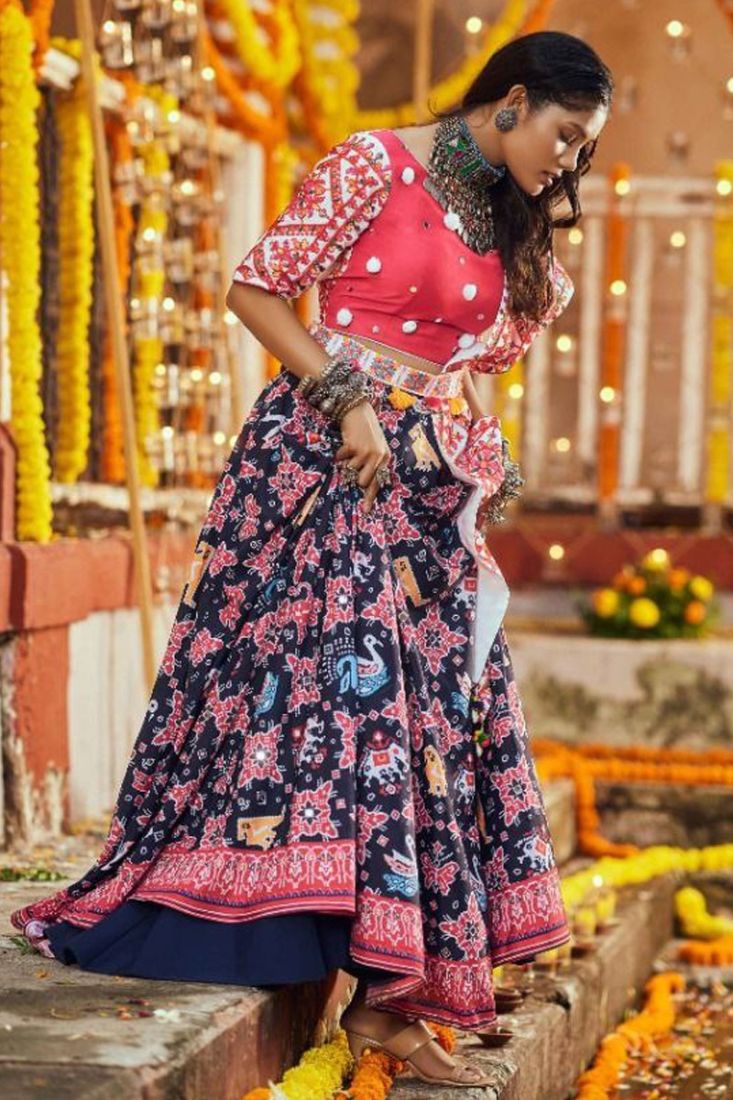 Lehenga for hot sale dandiya night