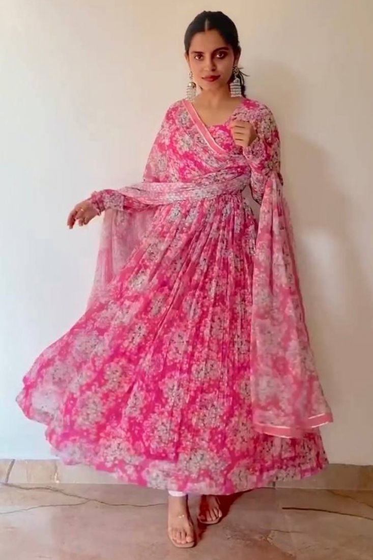 Stylish Partywear Designer Anarkali Dress | Designer anarkali dresses,  Anarkali dress, Diwali dresses