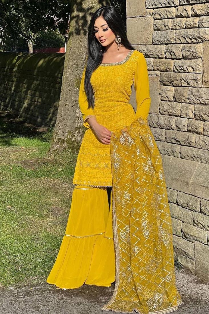 Haldi Ceremony Function Dress For Girl