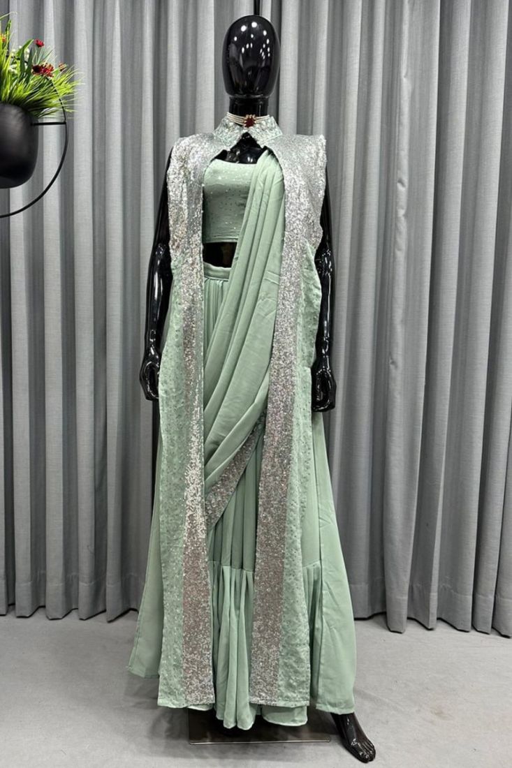Designer Lehenga With Koti at Best Price in Surat | H K Fashion