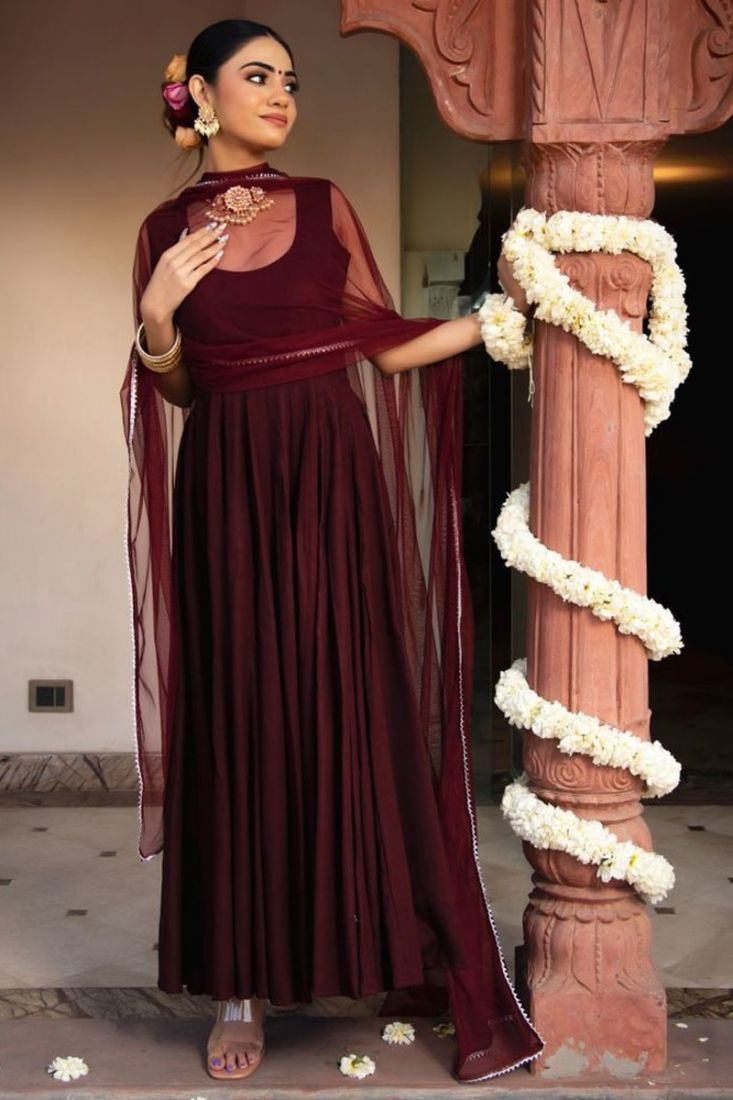 Pink Organza Sleeveless Anarkali Kurta Pant & Dupatta Wedding Wear Salwar  Kameez | eBay