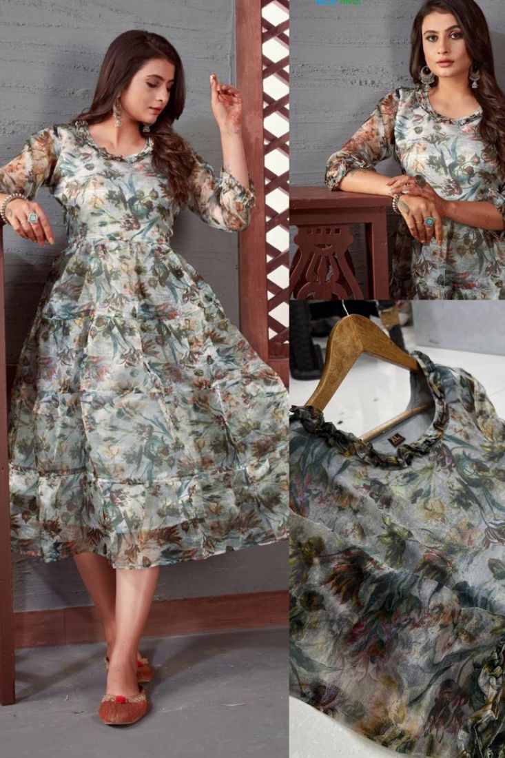 printed frocks for women | printed frock suit with plazo | printed frock  suit with salwar | Dress indian style, Frock for women, Kurti designs party  wear
