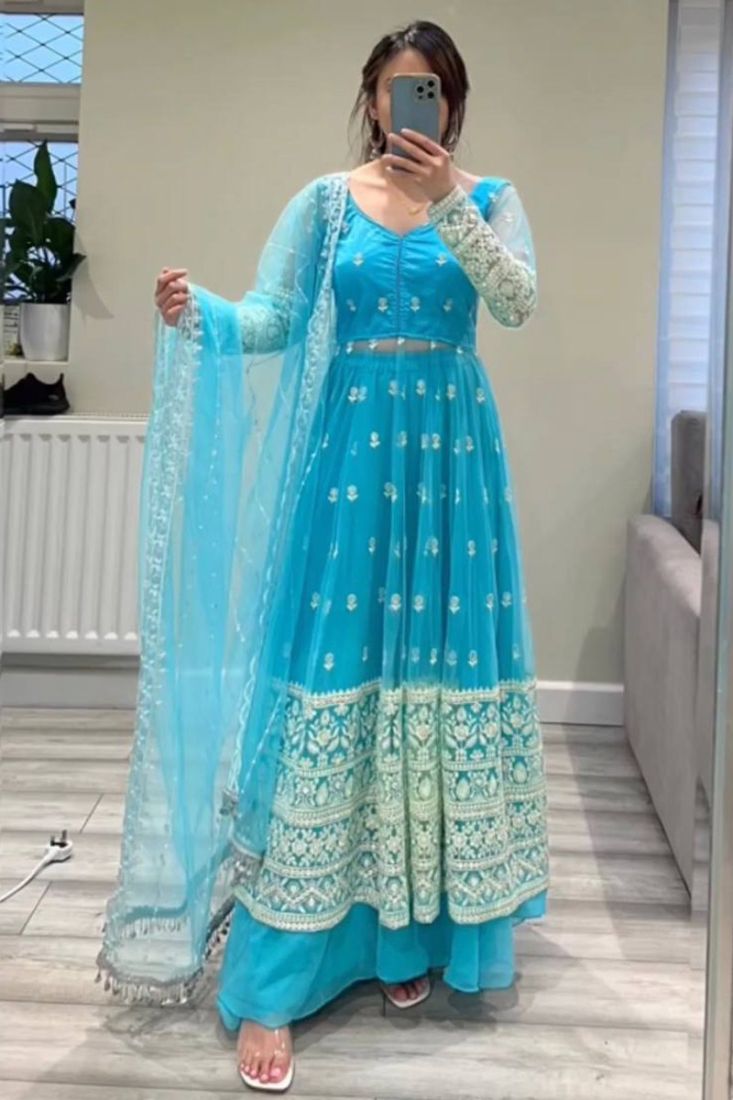 LAKHNAVI VOL 5 DESIGNER TOP PLAZO WITH DUPATTA CONCEPT SINGLE AND SET  STOCKIEST AND SUPPLIER SURAT - NITYANX