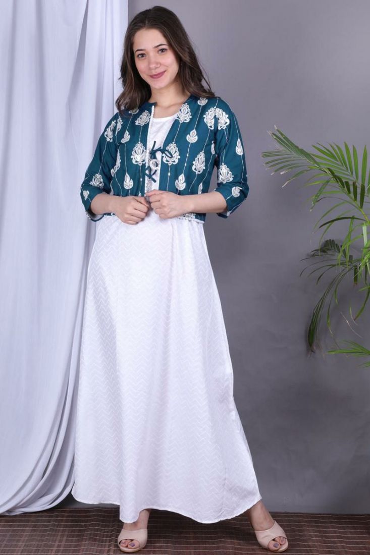 Ft by Malkaa Heavy Rayon Long Kurti Collection With Koti collection.