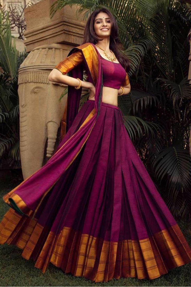 Pure silk lehenga choli sale