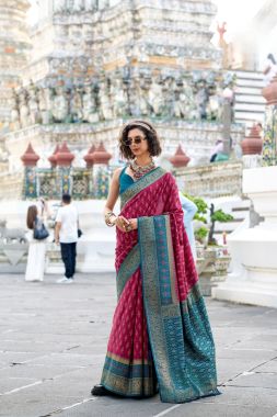 Superior Soft Ikat Saree Handloom Weave