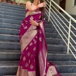 Women Kanjivaram Art Silk Saree | Soft Banarasi Style Wedding Wear