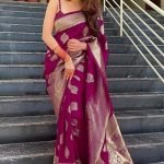 Women Kanjivaram Art Silk Saree | Soft Banarasi Style Wedding Wear