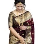 Pure Soft Kanjivaram Silk Saree | Royal Banarasi Style Wedding Sari